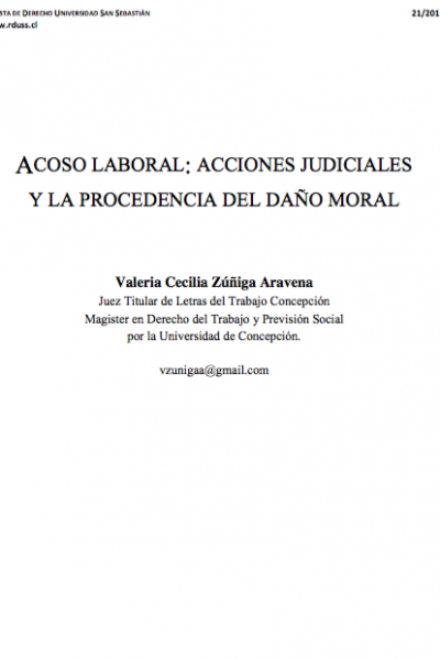 Acoso laboral - Acciones judiciales y la procedencia del daño moral